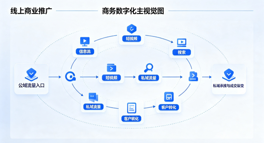 虞城县线上商业推广怎么做？全域流量闭环搭建与低成本转化实战指南